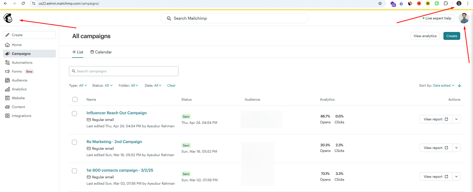 Email Marketing 3 MailChimp